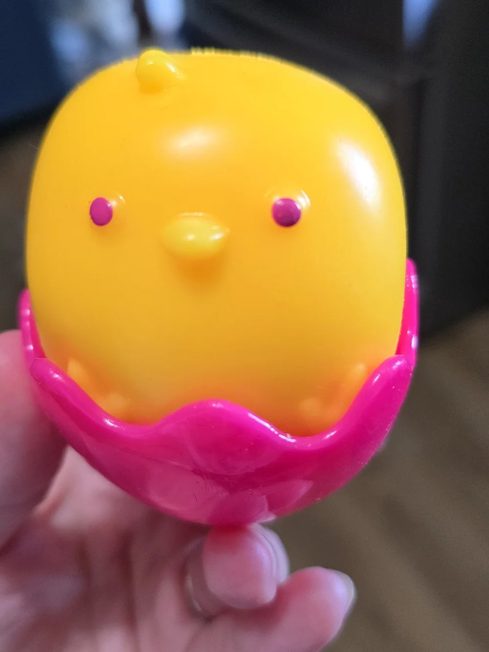 Chicka DeeDoos Squeeze Toy - Yellow & Pink